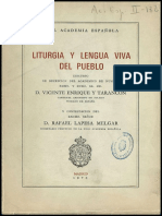 Discurso de Ingreso en La RAE de Tarancón