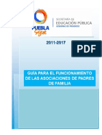 Guía para El Funcionamiento de Las Asociaciones de Padres de Familia