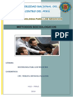 Metodos Sociologicos