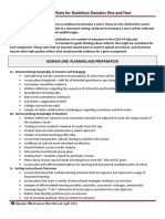 Possible Artifacts For Danielson Domains 1 and 4