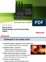 Honeywell EMEA12 DeGroot Safety Manager