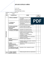 Lista de Cotejo 4 Años