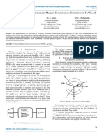 Simulation of Six Phase Permanent Magnet Synchronous Generator in MATLAB