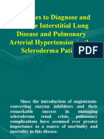 Strategies To Diagnose and Manage Interstitial Lung Disease and Pulmonary Arterial Hypertension in The Scleroderma Patient