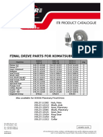 Komatsu Final Drive Km04fd-1105