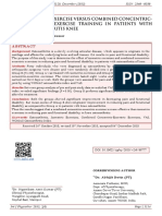 3-6 - Isometric Exercise Versus Combined Concentric Eccentric Exercise Training in Patients With Osteoarthritis Knee