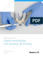 Digital Implantology With Desktop 3D Printing: Formlabswhite Paper