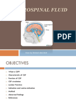 Cerebrospinal Fluid