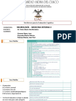 Test Breves de Evaluacion Cognitiva