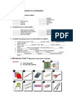 La Rentree Exercices Et Activites D Evaluation PDF