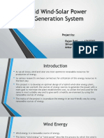 Hybrid Wind-Solar Power Generation System