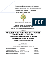 These - Politique D Efficacite Energetique en Algerie