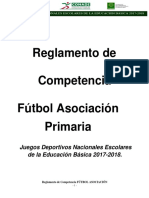 Reglamento Fútbol Asociación PDF