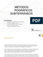 Métodos Topográficos Subterráneos Grupo 2