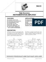 Features Applications: 1981 Burr-Brown Corporation PDS-454K Printed in U.S.A. July, 1998