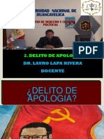 Delito de Apologia