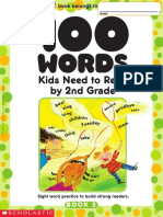 100 Words Kids Need To Read by 2 Grade