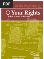 Your Rights - Police Powers in Victoria