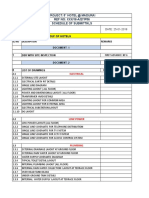 Project: 5 Hotel at Madurai REF NO: XXX/18-A/27/P56 Schedule of Submittals