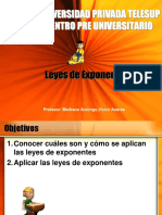 Leyes de Exponentes