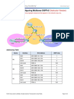 6.2.3.7 Packet Tracer - Configuring Multiarea OSPFv3 Instructions IG PDF