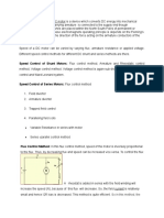 Speed Control of Motor