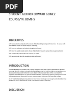 Student: Gerrick Edward Gomez Course/Yr: Bsme-5