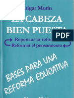 La Cabeza Bien Puesta - Edgar Morin PDF