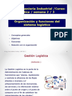 Semana 2-Organización, Funciones y Objetivos Logísticos