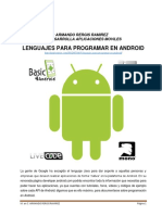 Lenguajes para Programar en Android