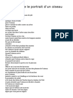 Pour Faire Le Portrait D Un Oiseau-Version Page Des Lettres