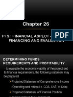 PFS: Financial Aspect - Project Financing and Evaluation