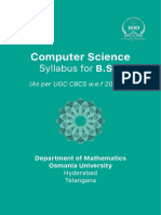 Computer Science: Syllabus For B.SC