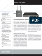 Unified Wired/Wireless Switching: DWS-3024 & DWL-8500AP