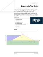 Tutorial 15 Levee With Toe Drain