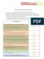 Avaliacao Comportamento Alimentar Nutricionista Interpretacao