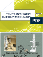 Tem-Transmission Electron Microscopy: Manikandan.V