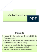 Choix D Investissement