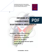 Informe de Electronica AnalogicaII No.2