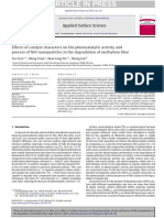 Effects of Catalyst Characters On The Photocatalytic Activity and Process of Nio Nanoparticles in The Degradation of Methylene Blue