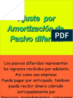 Ajuestes Por Amortización de Pasivos Diferidos