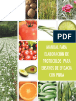 Manual para La Elaboración de Protocolos para Ensayos de Eficiencia Con PQUA