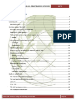 Ct043-3-2 - Remote Access Network: Asia Pacific University College of Technology & Innovation