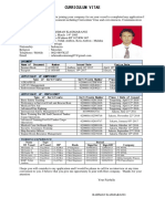 Curriculum Vitae: Name: Rahman Kasmarang