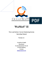 Wamos Ii: Wave and Surface Current Monitoring System Operating Manual