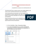 Combinar Correspondencia Con Una Hoja de Cálculo de Excel