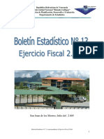 Boletin Estadistico #13 2004 Unerg