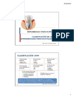 Clasificacion de Enfermedad Periodontal I - 27!10!2018