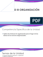 Unidad III Organización