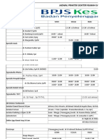 Jadwal Dokter BPJS 2015